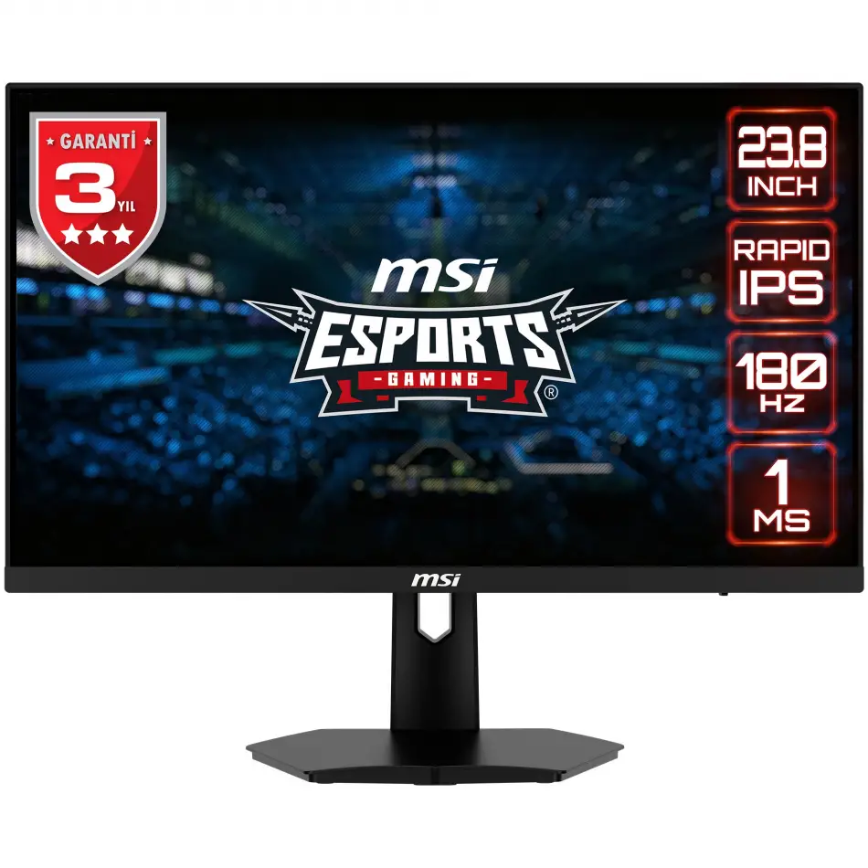 23.8 Msı G244f E2 1ms 180hz Fhd Flat Rapıd Ips Gaming