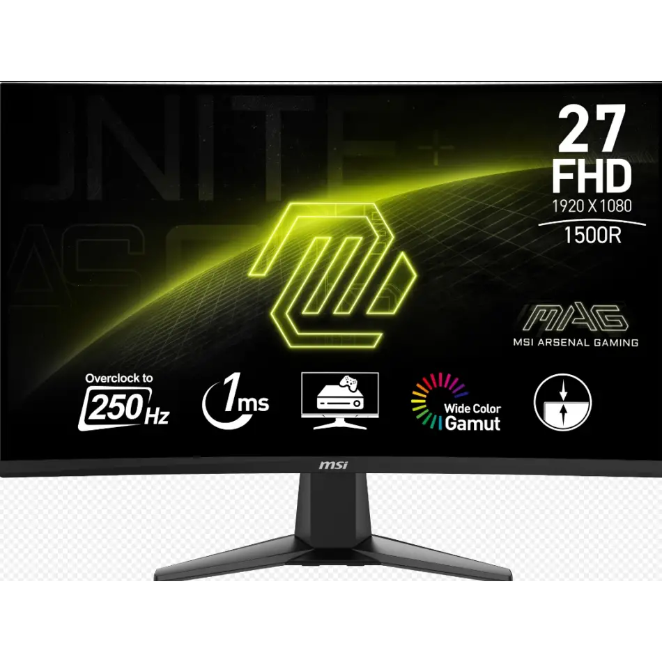 27 Msı Mag 27c6x Va Fhd 1500r 1ms 250hz Curved