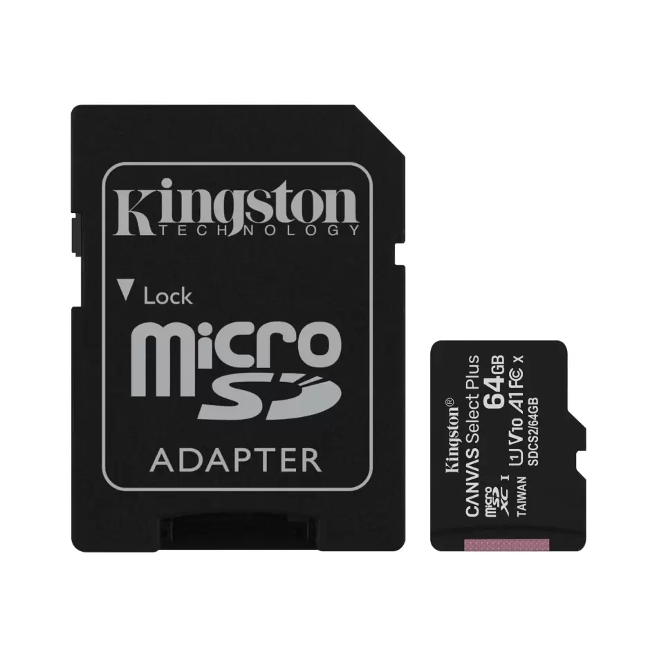 64gb Mıcro Sd Canvas Plus Kıngston Sdcs2/64gb