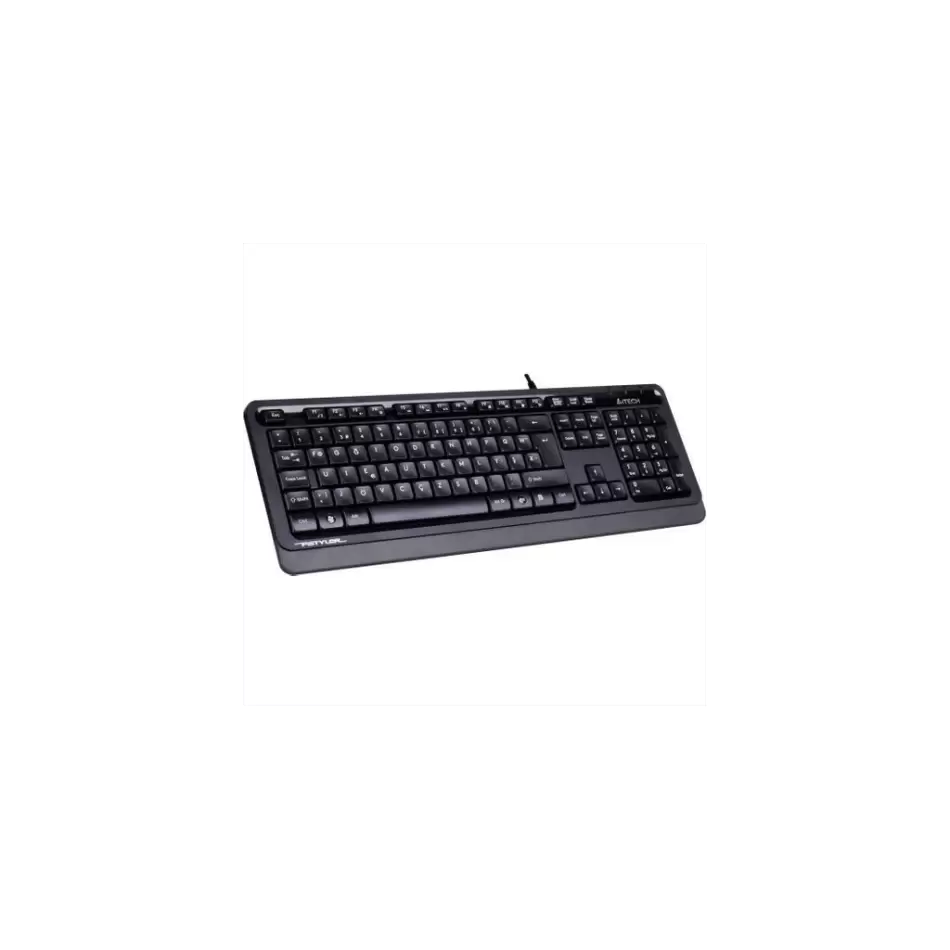 A4 Tech Fk10, Gri, Fstyler, Usb Kablolu,  Türkçe F, Multimedya Klavye