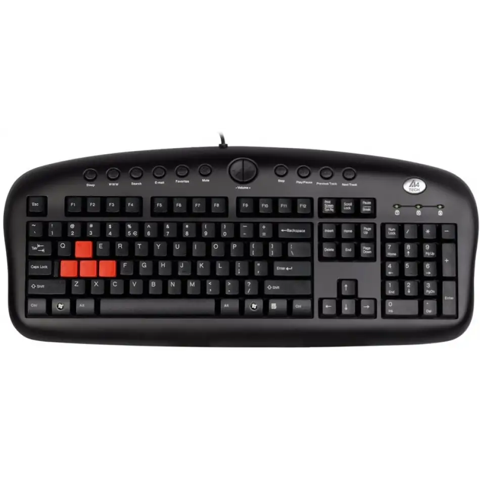 A4 Tech Kb-28g Multımedya Q Klavye Usb Siyah