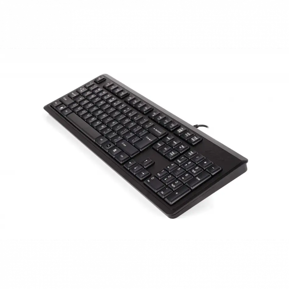 A4 Tech Kr-92, Siyah, Usb Kablolu, Türkçe Q, Multimedya, Klavye