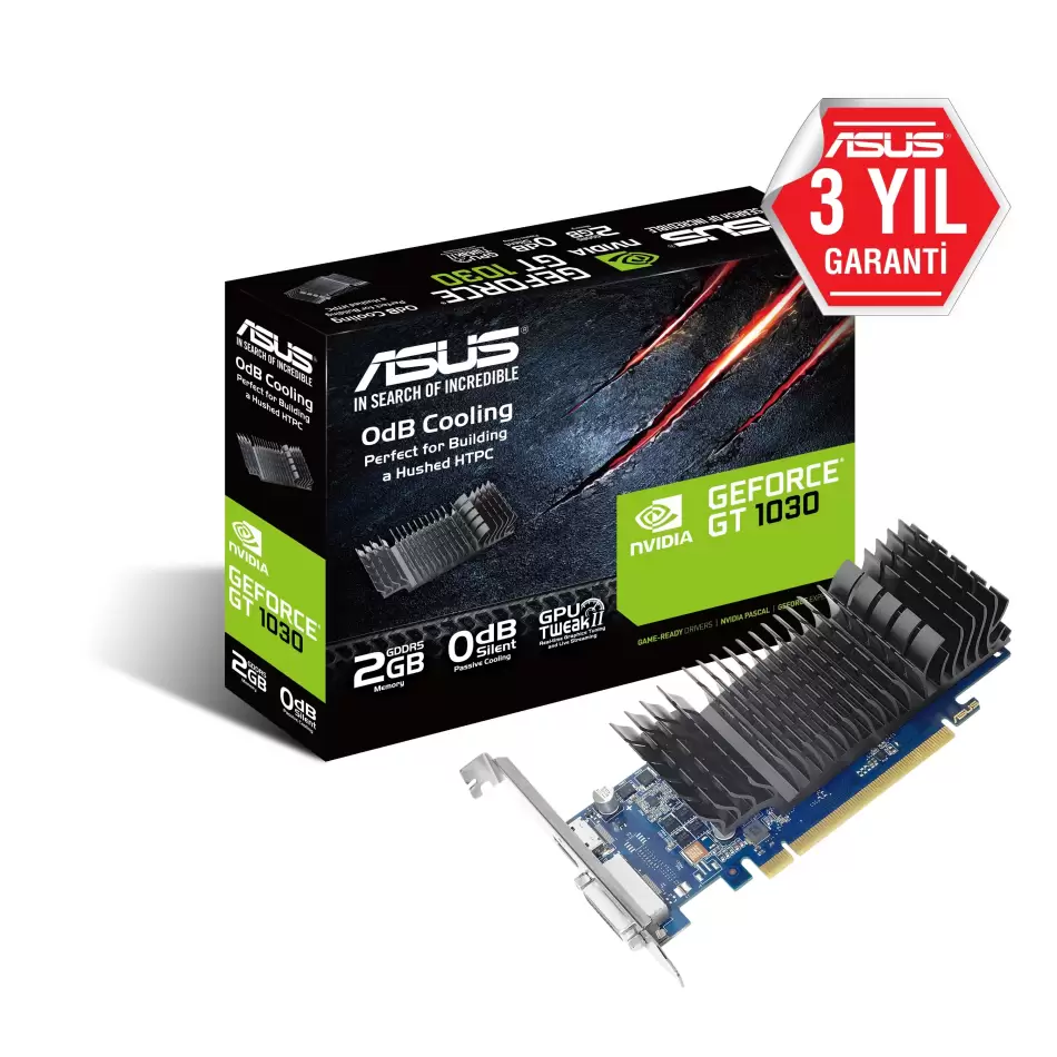 Asus Gt1030-sl-2g-brk 2gb Gddr5 Dvı Hdmı 64bit