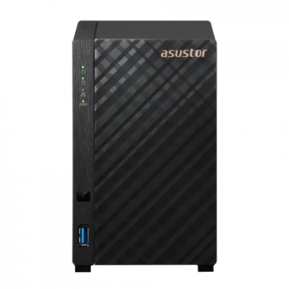 ASUSTOR AS1102TL REALTEK RTD1619B 2 YUVALI 1GB DDR4 DEPOLAMA ÜNİTESİ