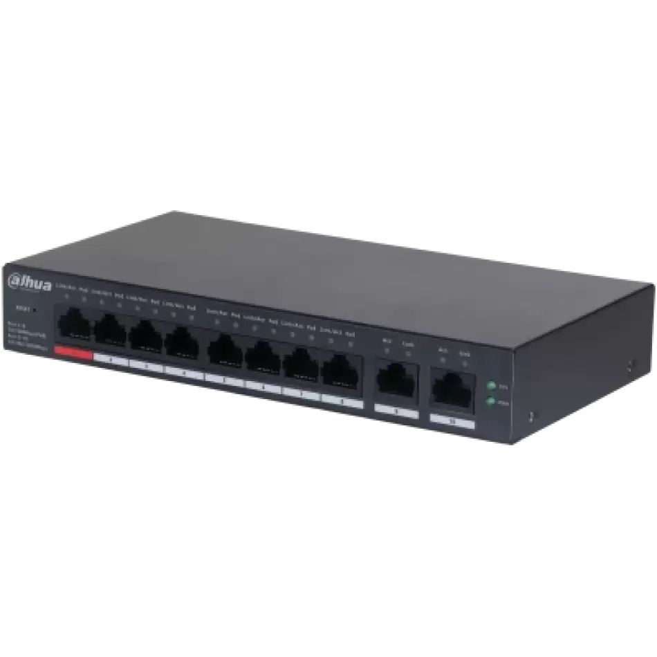 Dahua Cs4010-8et-110 8xfe-2xge Yönetilebilir 110w Poe Switch