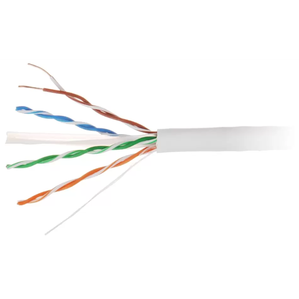 Dahua Dh-pfm923ı-6un-c, Cat6 305m, 24awg 0.53mm, Utp, %100 Bakır, Lszh Halogen Free Kablo, Beyaz Renk