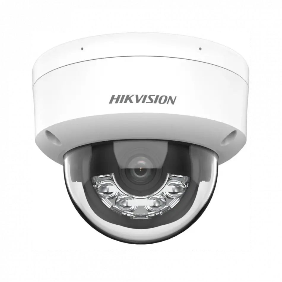 Hıkvısıon Ds-2cd1121g2-lıuf 2mpix, 2,8mm Lens, H265+, Hybrid Light,  20mt Gece Görüşü, Poe, Mikrofonlu Dome Ip Kamera