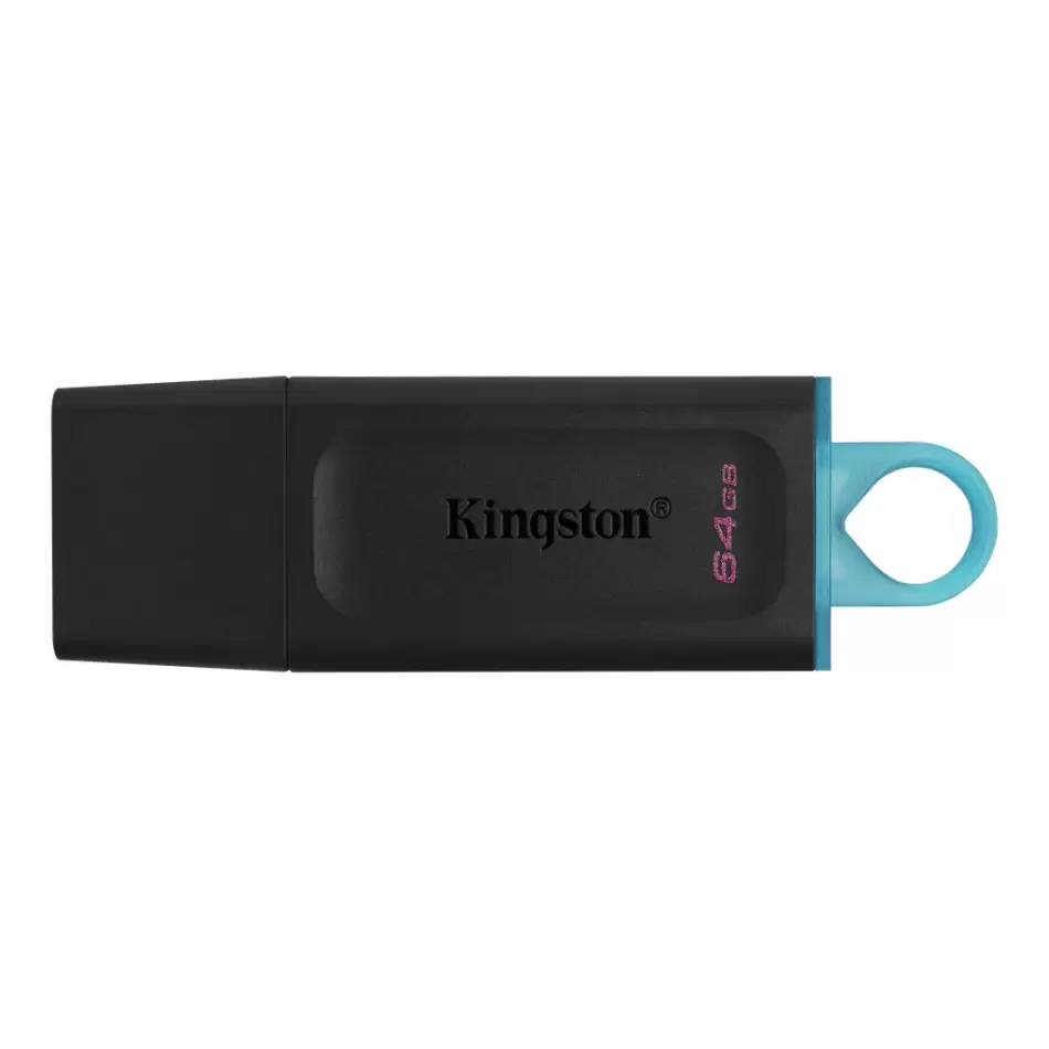 Kıngston Dtx/64gb Usb 3.2 Data Traveler Exodia  Gen 1 Flash Disk (siyah - Turkuaz)