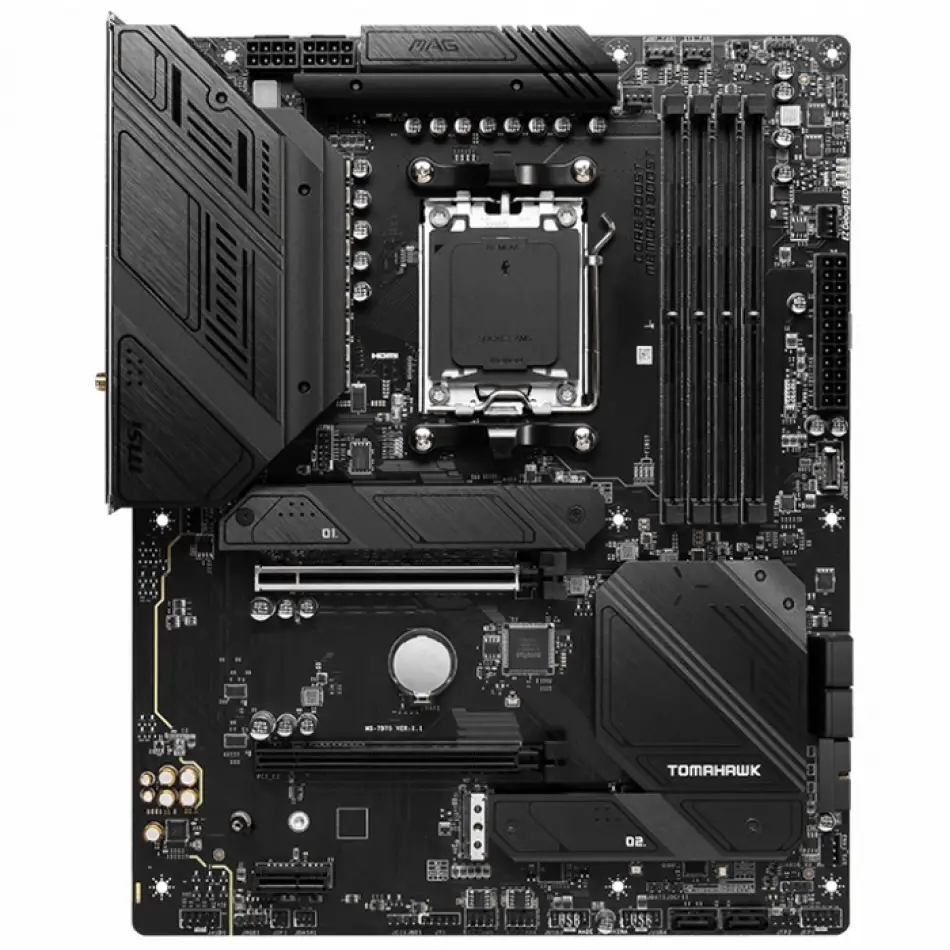 Msı Mag B650 Tomahawk Wıfı Ddr5 6600(oc)mhz M.2 Atx Am5