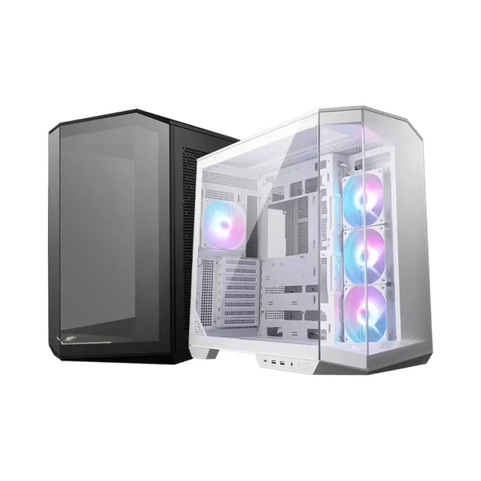 Msı Mag Pano 100r Pz Temperli Cam 3x120mm 1x120mm Argb Fan Matx Panoramik Gamıng Bilgisayar Kasa Siyah