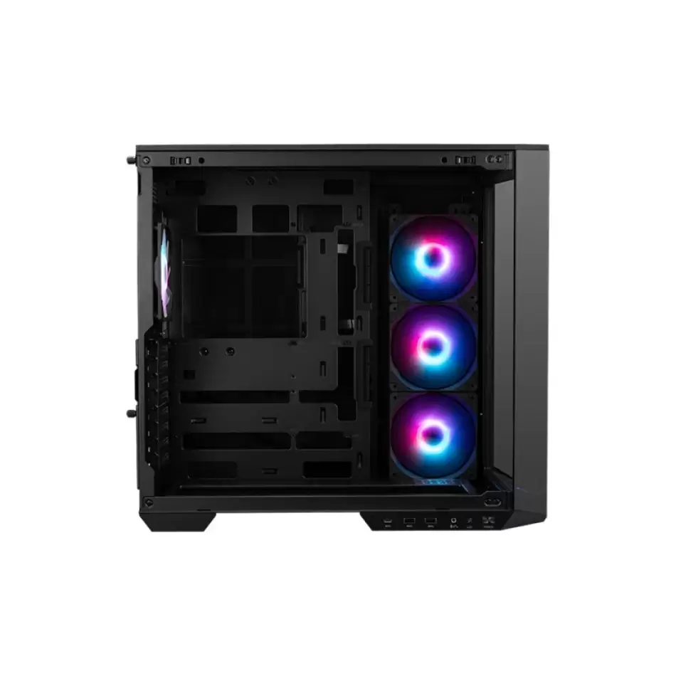 Msı Mag Pano 100r Pz Temperli Cam 3x120mm 1x120mm Argb Fan Matx Panoramik Gamıng Bilgisayar Kasa Siyah
