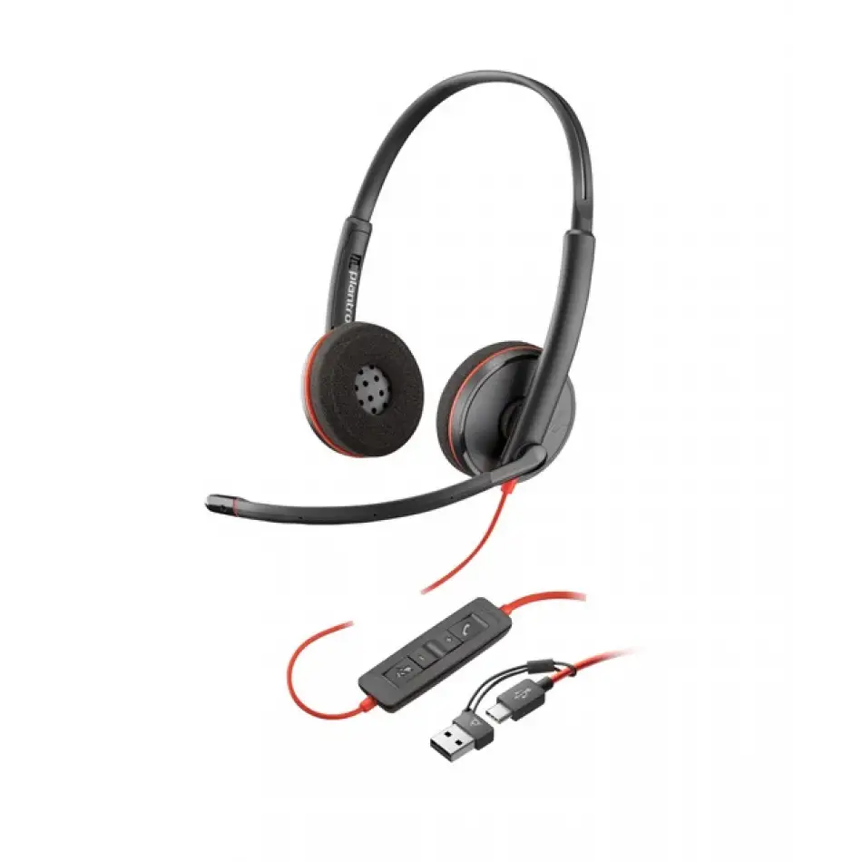 Poly Bw 3220 Stereo Usb-c Hs +usb-c/a