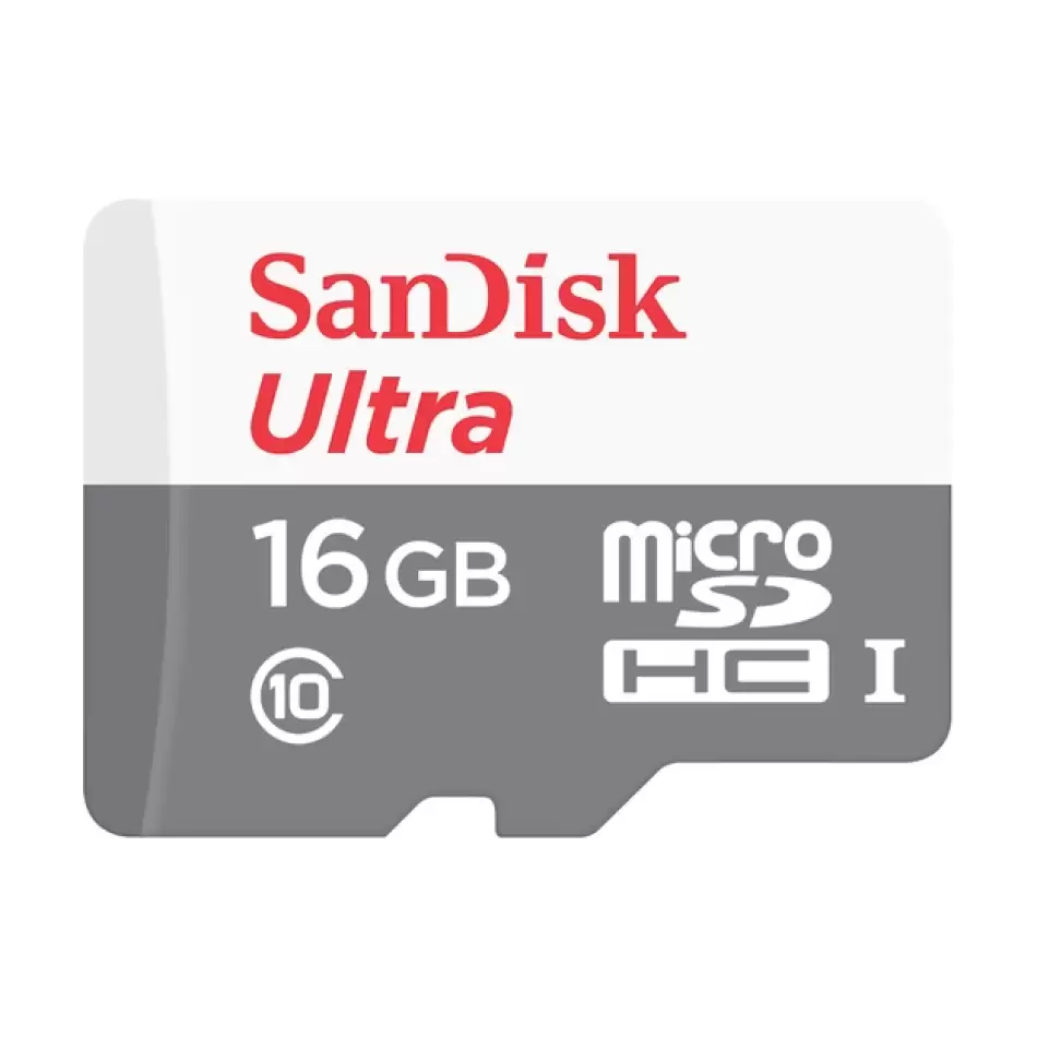 Sandisk Ua And Microsd 16g 80mbs Cl10