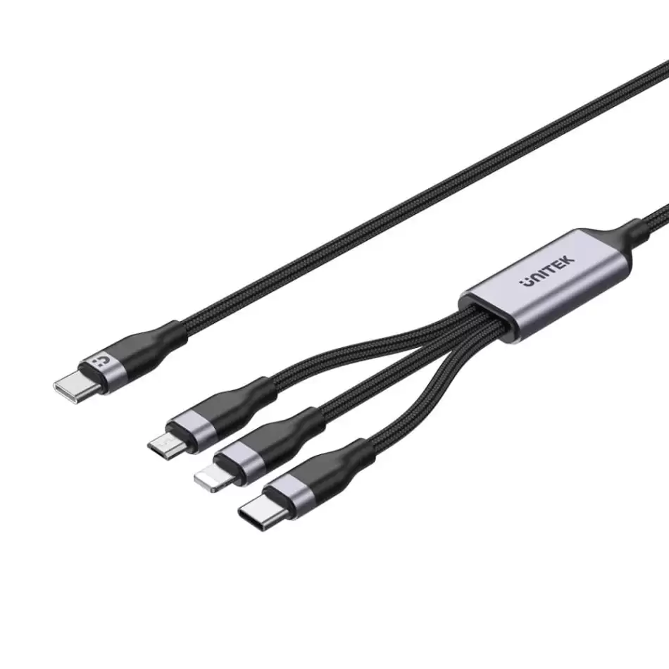 Unıtek Type-c 3in1 Şarj 1.5mt 20w (c14101bk-1.5m)