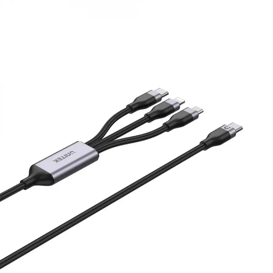 Unıtek Type-c 3in1 Şarj 1.5mt 20w (c14101bk-1.5m)
