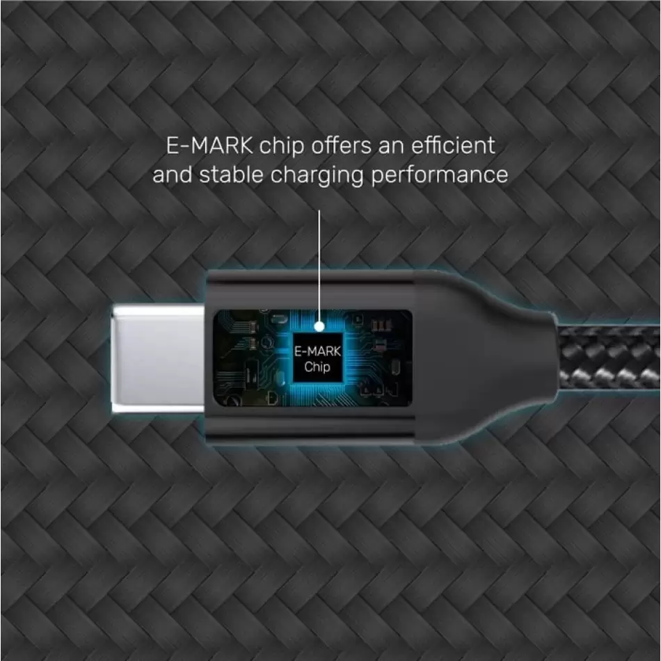 Unıtek Type-c Şarj 2mt 100w E-marker (c14059bk)