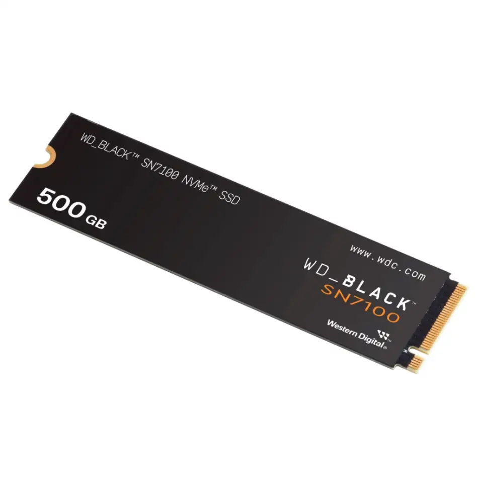 Wd Black Sn7100, Wds500g4x0e, 500gb, 6800/5800, Gen4, Nvme Pcıe M.2 2280,  Ssd