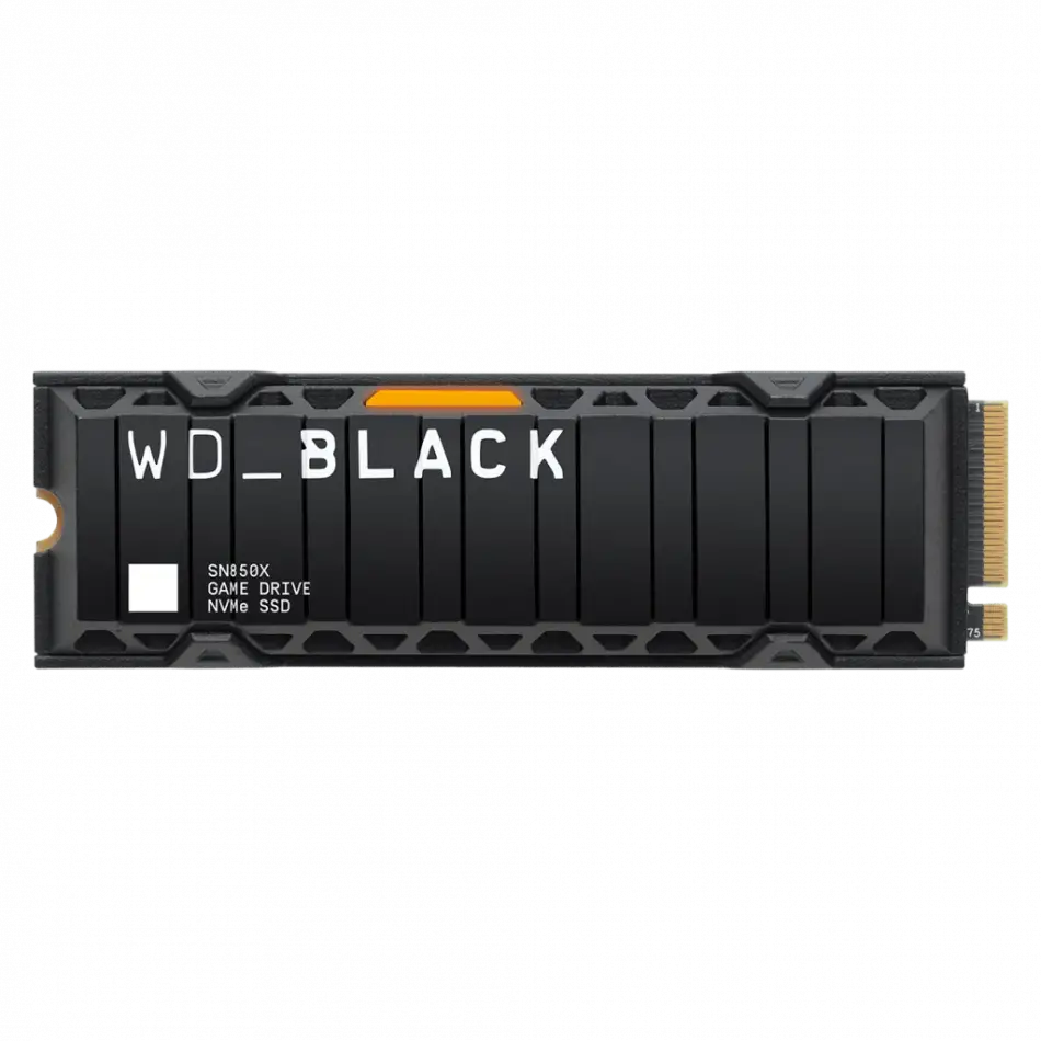 Wd Black Sn850x, Wds400t2xhe, 4tb, 7300/6600, Gen4, Soğutuculu, Nvme Pcıe M.2 2280,  Ssd