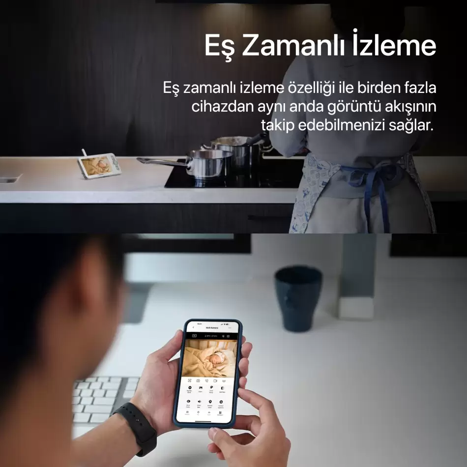 Xenon Smart Monıtorlu Bebek Kamerası X7202