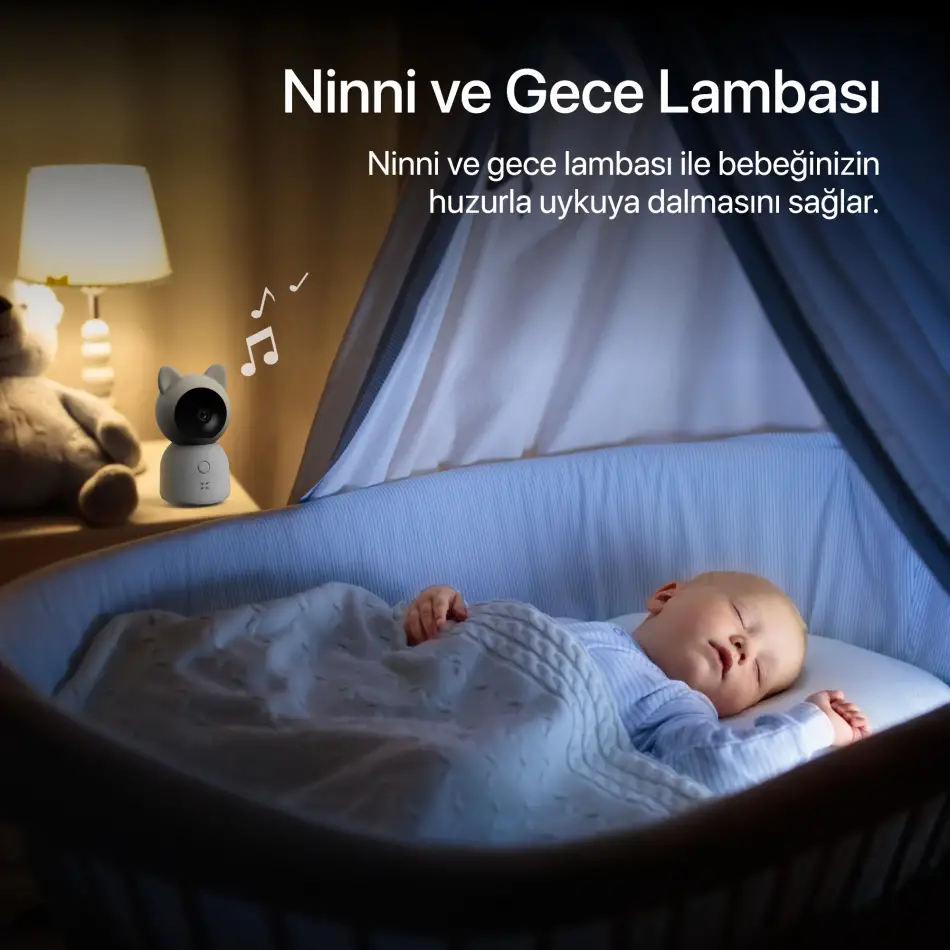 Xenon Smart Monıtorlu Bebek Kamerası X7202
