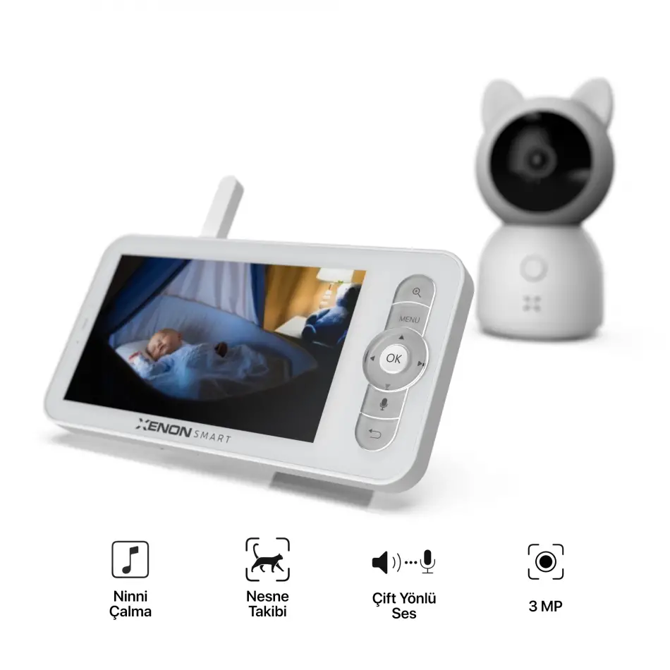 Xenon Smart Monıtorlu Bebek Kamerası X7202