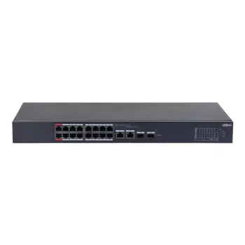 Dahua Cs4218-16et-190, 16port, Megabit, Poe 190w, 2 Port Sfp Gigabit Combo, Cloud Yönetilebilir, Switch
