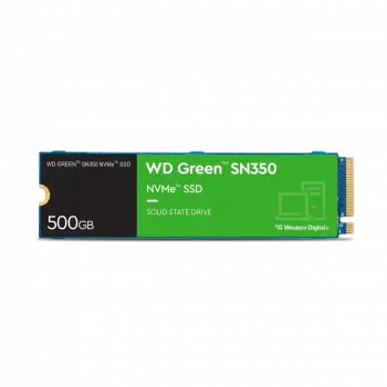 TEKNOTEG - 500GB WD GREEN SN350 M.2 NVMe 2400/1500MB/s WDS500G2G0C SSD