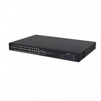 TEKNOTEG - DAHUA PFS3228-24GT-360 24 PORT 24XGE-2XGE-2XGE/SFP 360W POE SWİTCH