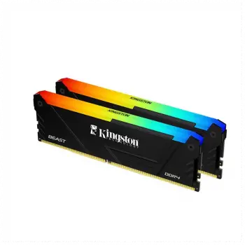 TEKNOTEG - RSR - Kıngston Beast, Kf436c18bb2ak2/32tr, 32gb   (2x16gb), 3600mhz, Ddr4, Cl18, Rgb, Desktop Gaming Ram (soğutuculu)