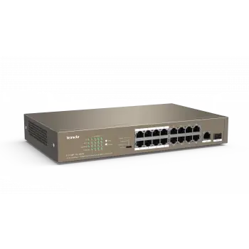 TEKNOTEG - TENDA TEF1118P-16-150W 16PORT 10/100 YÖNETİLEMEZ POE SWITCH