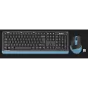 A4 Tech Fg1035, Mavi, Fstyler, 2.4ghz Kablosuz, Türkçe Q, Klavye Mouse Set