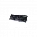 A4 Tech Fk10, Gri, Fstyler, Usb Kablolu,  Türkçe F, Multimedya Klavye