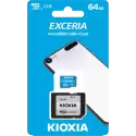 Kıoxıa 64gb Exceria, Lmex1l064gg2, Uhs-1, Cl10, 100mb/s, Microsd Kart Bellek (sd Adaptörlü)