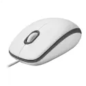 Logıtech 910-006764, M100 Beyaz, Usb Kablolu, 1000dpi, Optik, 3 Tuşlu, Mouse
