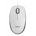 Logıtech 910-006764, M100 Beyaz, Usb Kablolu, 1000dpi, Optik, 3 Tuşlu, Mouse