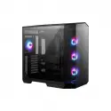 Msı Mag Pano 100r Pz Temperli Cam 3x120mm 1x120mm Argb Fan Matx Panoramik Gamıng Bilgisayar Kasa Siyah
