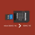 Phılıps 256gb Mıcro Sdxc 100 Mb/s C10 Fm25mp65b/00