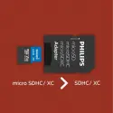 Phılıps 64gb Mıcro Sdxc 100 Mb/s C10 Fm64mp65b/00