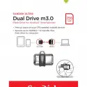 Sandisk Ultra Dual Drive M3.0 256gb Grey & Silver