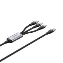 Unıtek Type-c 3in1 Şarj 1.5mt 20w (c14101bk-1.5m)
