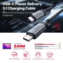 Unıtek Type-c Hızlı Şarj 2mt 240w (c14110gy-2m)