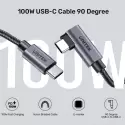 Unıtek Type-c Hızlı Şarj 90d 2mt 100w(c14123bk-2m)