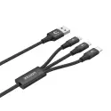 Unıtek Usb-a 3in1 Hızlı Şarj 1.2mt 2.4a (c14049bk)