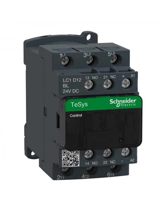 Schneider Electric LC1D12BL TeSys Deca 12 A 5,5 kW 24 V DC Düşük Tüketimli Kontaktör
