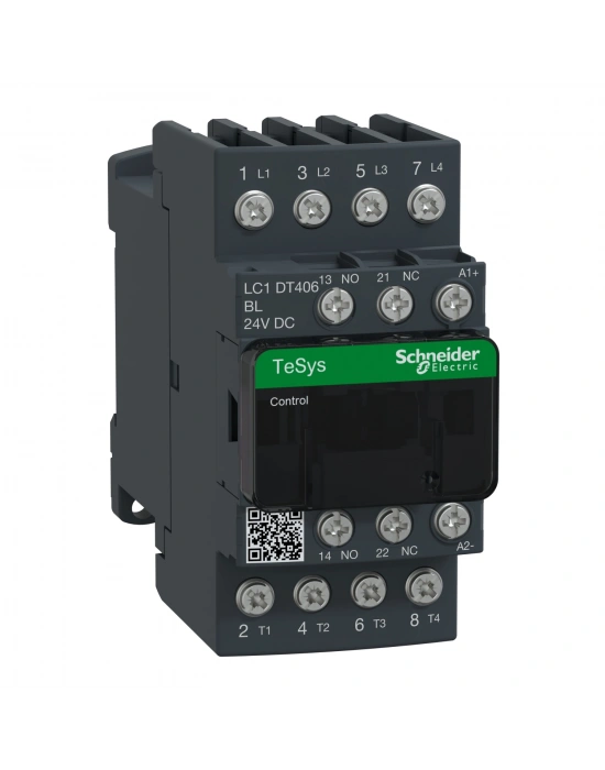 Schneider Electric LC1DT406BL TeSys Deca 4P 40 A 24 V DC Düşük Tüketimli Kontaktör