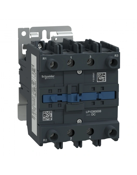 Schneider Electric LP1D80008BD TeSys Deca 4P 125A 24V DC Kontaktör