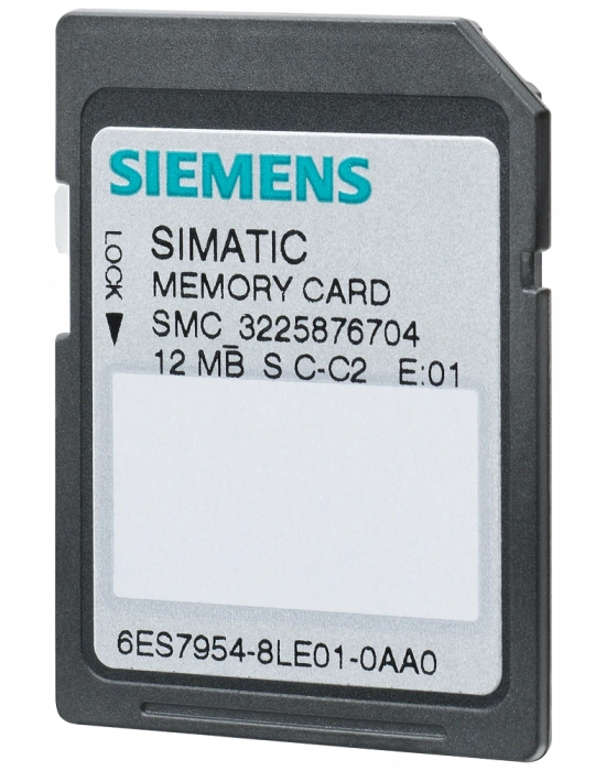 Siemens 6ES7954-8LE03-0AA0 SIMATIC S7 12 MB Hafıza Kartı