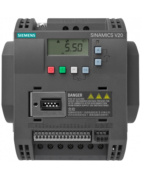Siemens SINAMICS V20 1,1 kW 3 Faz 380-480 V Frekans İnvertörü 6SL3210-5BE21-1UV0