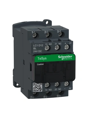 Schneider Electric LC1D12BL TeSys Deca 12 A 5,5 kW 24 V DC Düşük Tüketimli Kontaktör