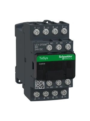 Schneider Electric LC1DT206BD TeSys Deca 4P 20 A 24 V DC Kontaktör